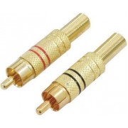Разъём OMNITRONIC RCA-plug gold-plated,7mm